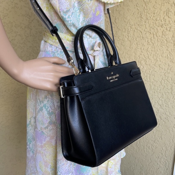 Kate Spade Staci Medium Satchel Black - Picture 9 of 16